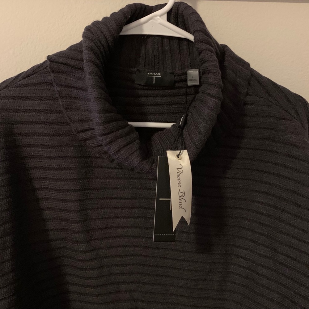 T Tahari NWT Cowl Neck Sweater - Picture 5 of 9